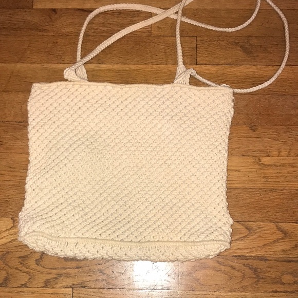 Vintage Knit Tote Bag - Picture 3 of 6